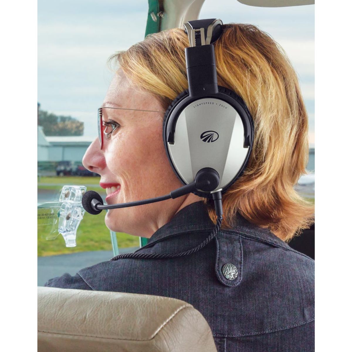 Lightspeed Zulu 3 ANR Headsets - vista 10 - Aero Tienda