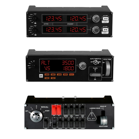 Aviónica Logitech Saitek Pack