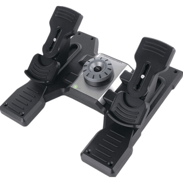 Simulador Logitech G Saitek Pro Flight Rudder Pedals - Aero Tienda