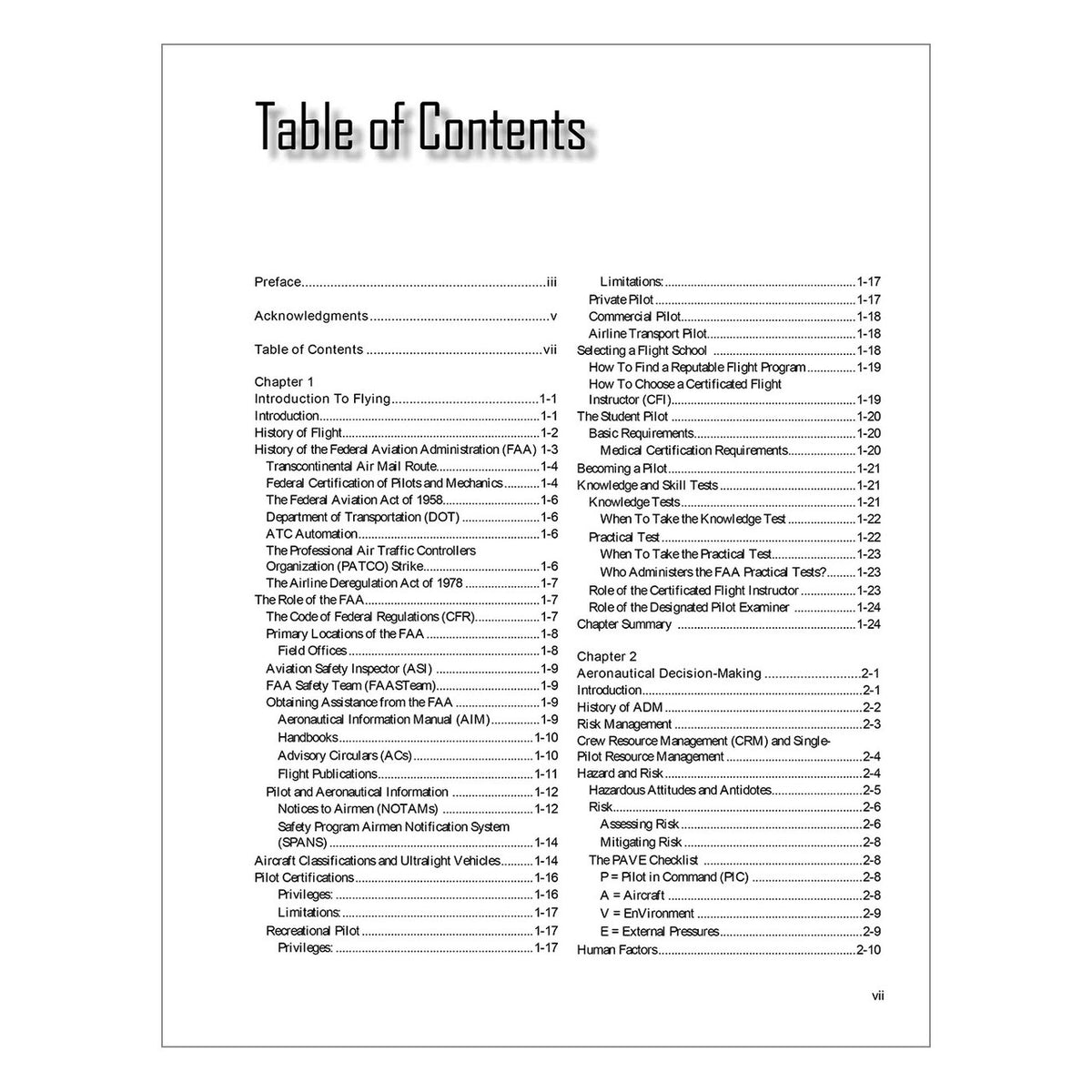 ASA Pilot's Handbook of Aeronautical Knowledge – vista 2