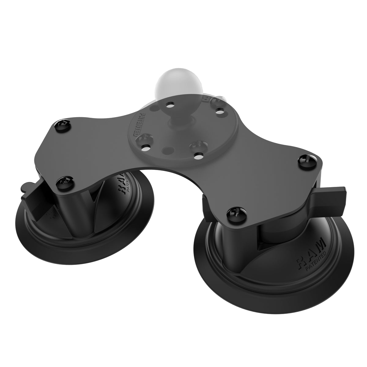 Base RAM de Doble Ventosa Twist-Lock con Patrón AMPS (RAM-B-189BU) - vista 3 - Aero Tienda