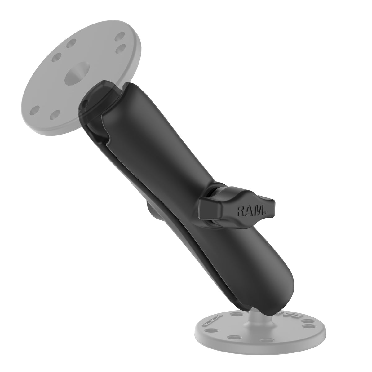 Brazo RAM Largo de Doble Casquillo para Bola de 1" (RAM-B-201U-C) - vista 2 - Aero Tienda