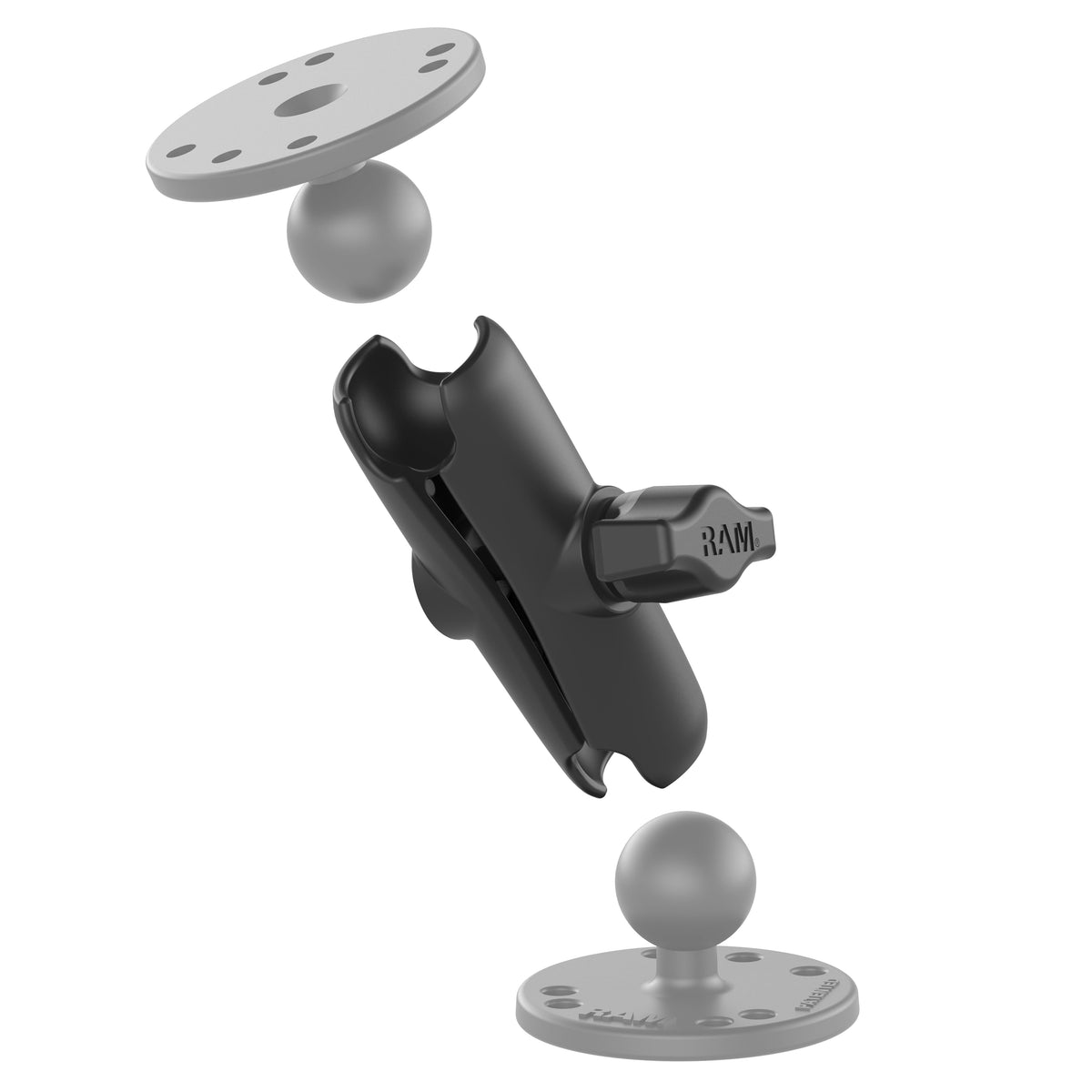 Brazo RAM Mediano de Doble Casquillo para Bola de 1" (RAM-B-201U) - vista 3 - Aero Tienda