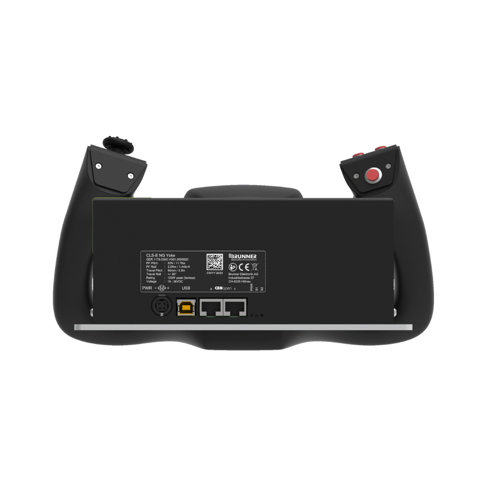 BRUNNER CLS-E NG Yoke | Yugo de Vuelo con Force Feedback estilo Beechcraft para PC - vista 4 - Aero Tienda