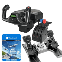Kit Logitech G Saitek 4 en 1: yoke, cuadrante de aceleración, pedales y Microsoft Flight Simulator