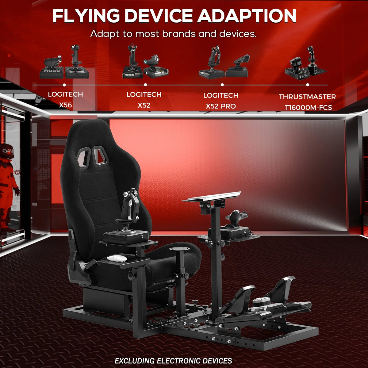 Cabina modular de vuelo Marada | Negro - vista 16 - Aero Tienda