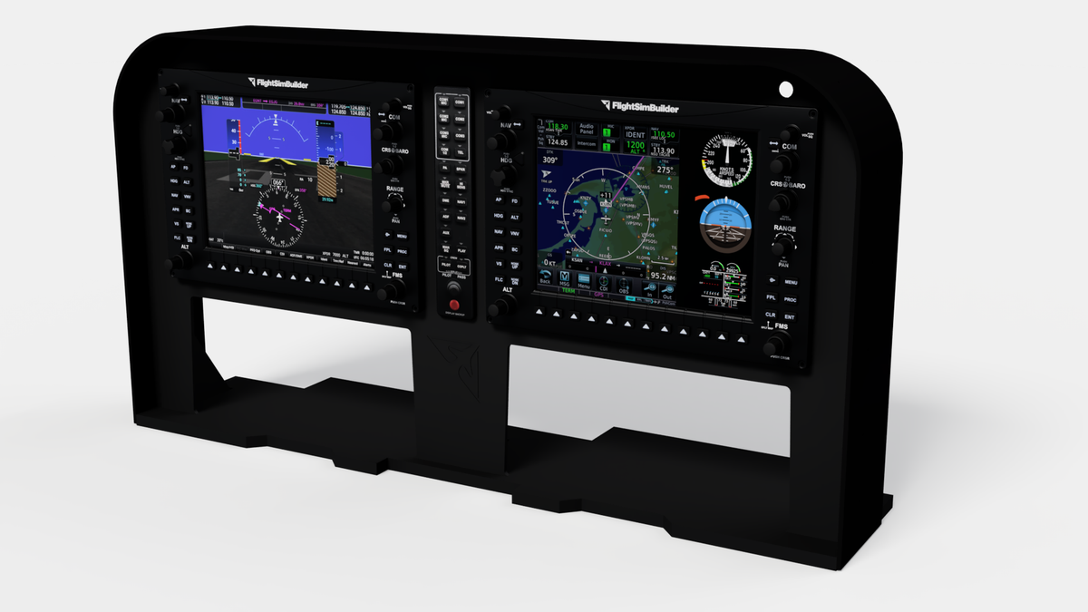 Flight Velocity Pro 1 | Panel de Cabina de Simulador de Escritorio para Honeycomb y TNxi - vista 2 - Aero Tienda