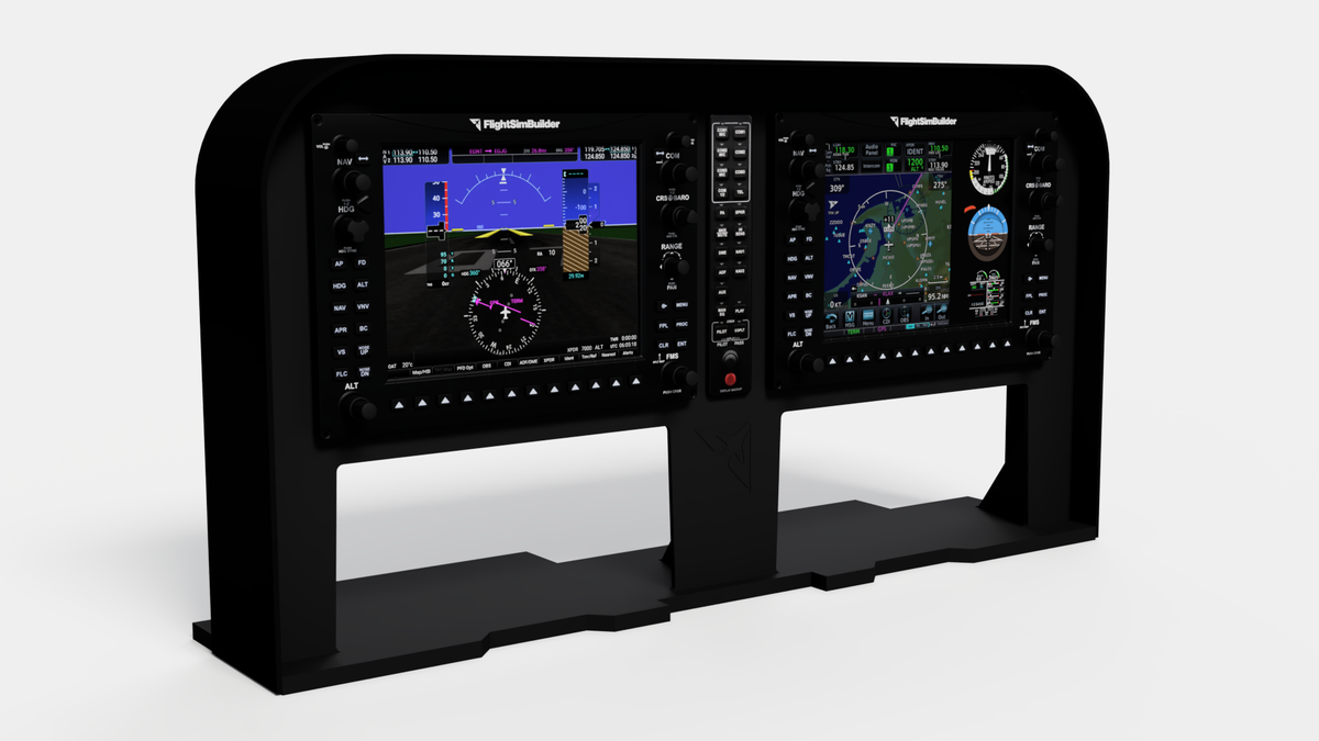 Flight Velocity Pro 1 | Panel de Cabina de Simulador de Escritorio para Honeycomb y TNxi - vista 3 - Aero Tienda