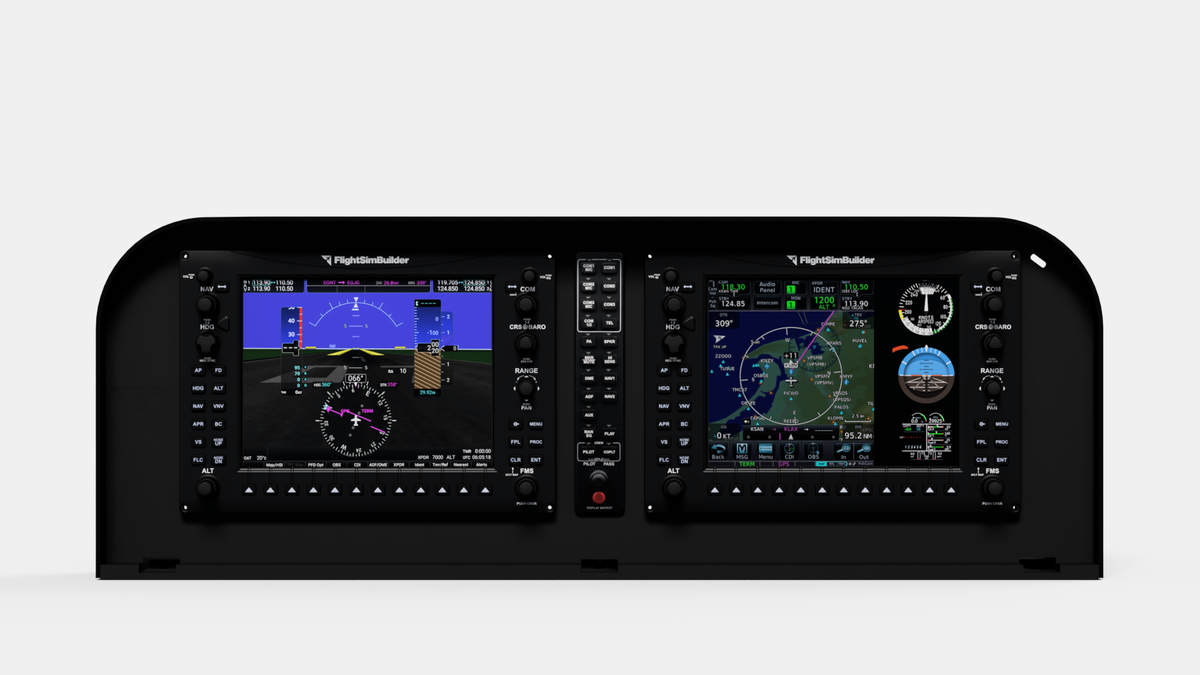 Flight Velocity Pro6 UDM | Panel de Cabina de Simulador bajo Escritorio para Honeycomb y TNxi - Aero Tienda