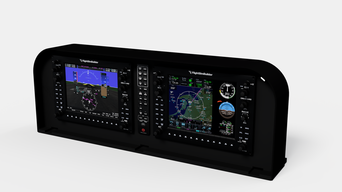 Flight Velocity Pro6 UDM | Panel de Cabina de Simulador bajo Escritorio para Honeycomb y TNxi - vista 2 - Aero Tienda