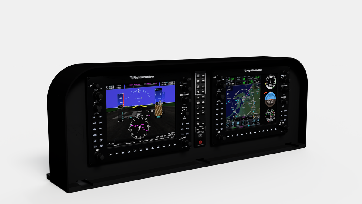 Flight Velocity Pro6 UDM | Panel de Cabina de Simulador bajo Escritorio para Honeycomb y TNxi - vista 3 - Aero Tienda