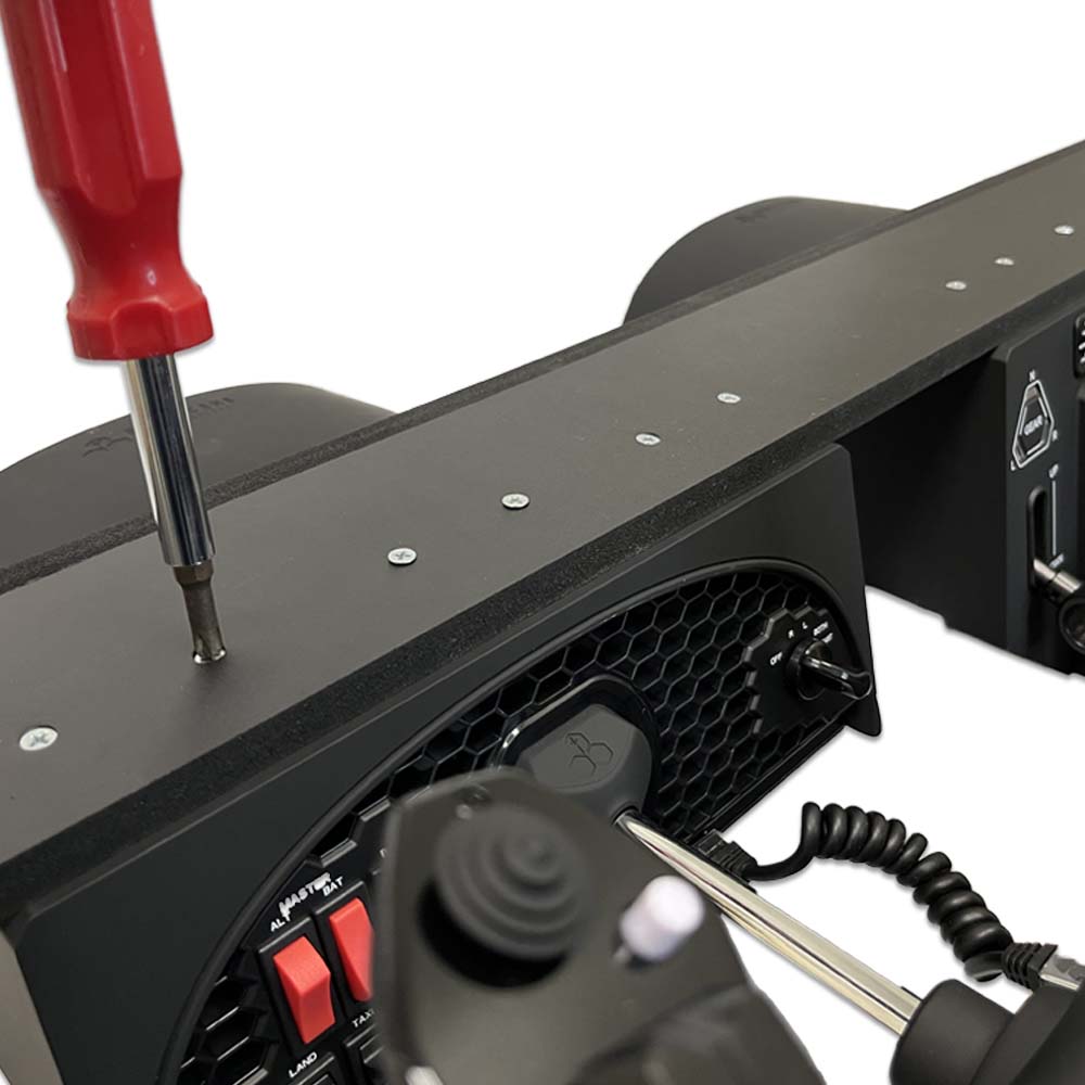 Flight Velocity Pro6 UDM | Panel de Cabina de Simulador bajo Escritorio para Honeycomb y TNxi - vista 4 - Aero Tienda