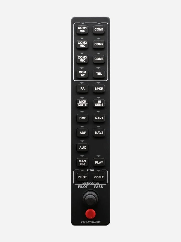 FlightSimBuilder G1000 Audio Panel | Panel de Aviónica de Audio G1000 para Simulador en PC - Aero Tienda