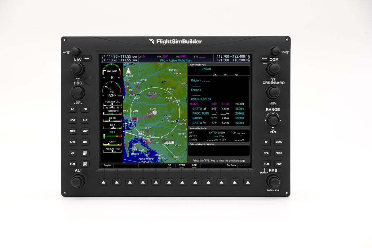 FlightSimBuilder TNxi 8X Suite Touch | Réplica de Aviónica G1000 Completa para PC 3 en 1 - vista 2 - Aero Tienda