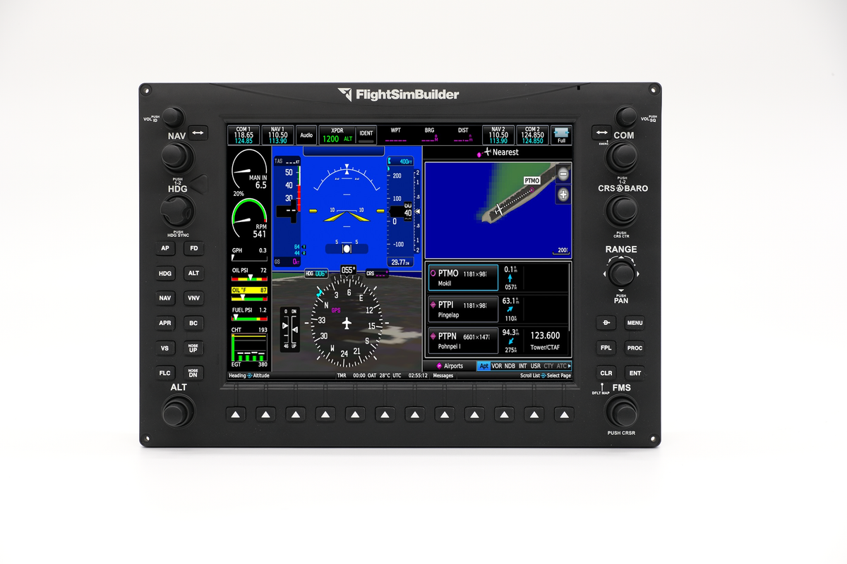 FlightSimBuilder TNxi 8X Suite Touch | Réplica de Aviónica G1000 Completa para PC 3 en 1 - vista 4 - Aero Tienda