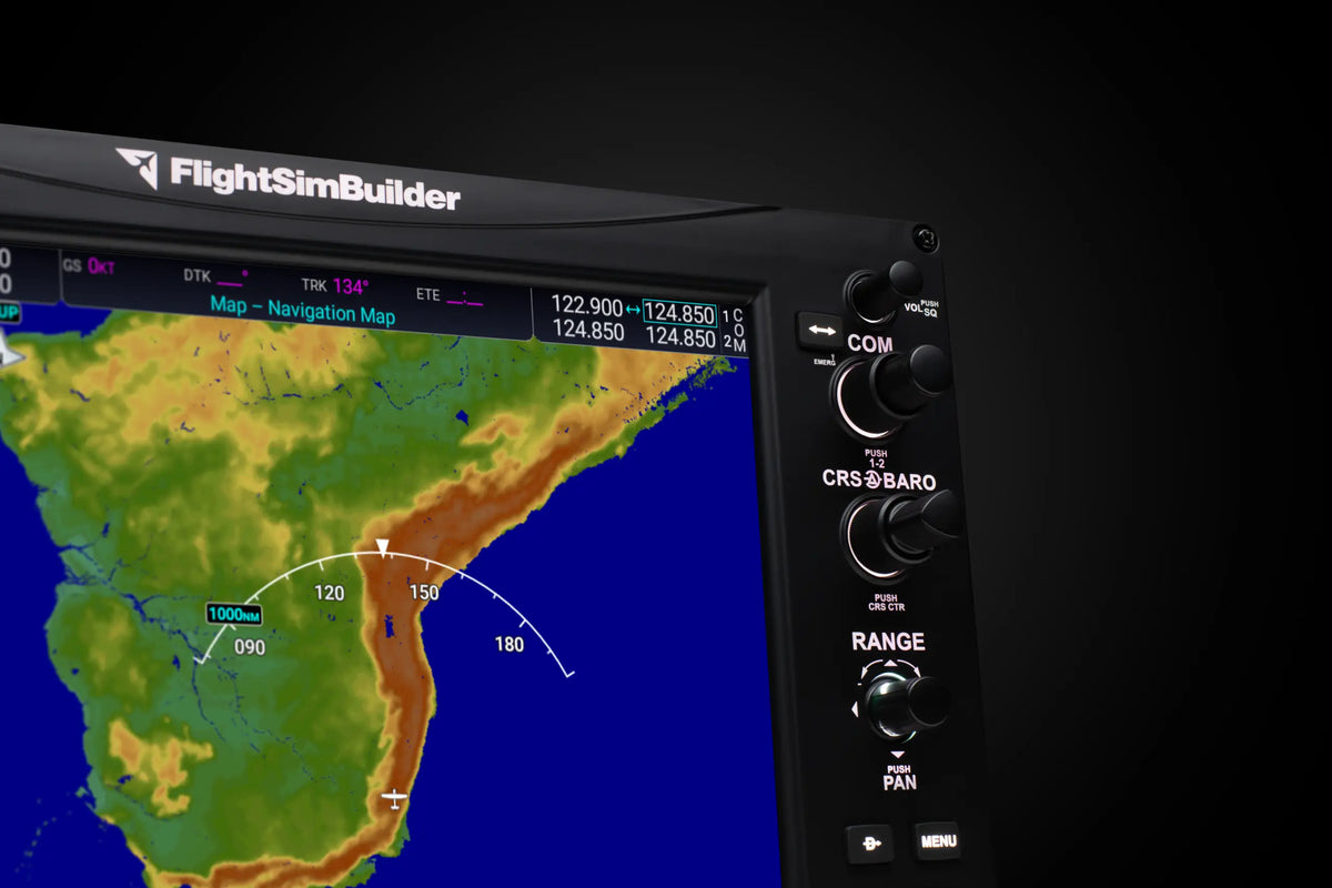 FlightSimBuilder TNxi 8X Touch | Réplica de Aviónica G1000 y G3X Multiperfil para PC - vista 5 - Aero Tienda