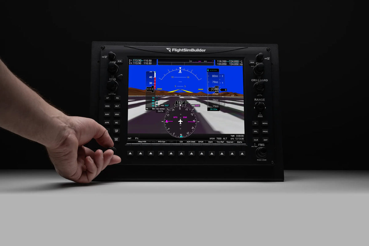 FlightSimBuilder TNxi 8X Touch | Réplica de Aviónica G1000 y G3X Multiperfil para PC - vista 6 - Aero Tienda