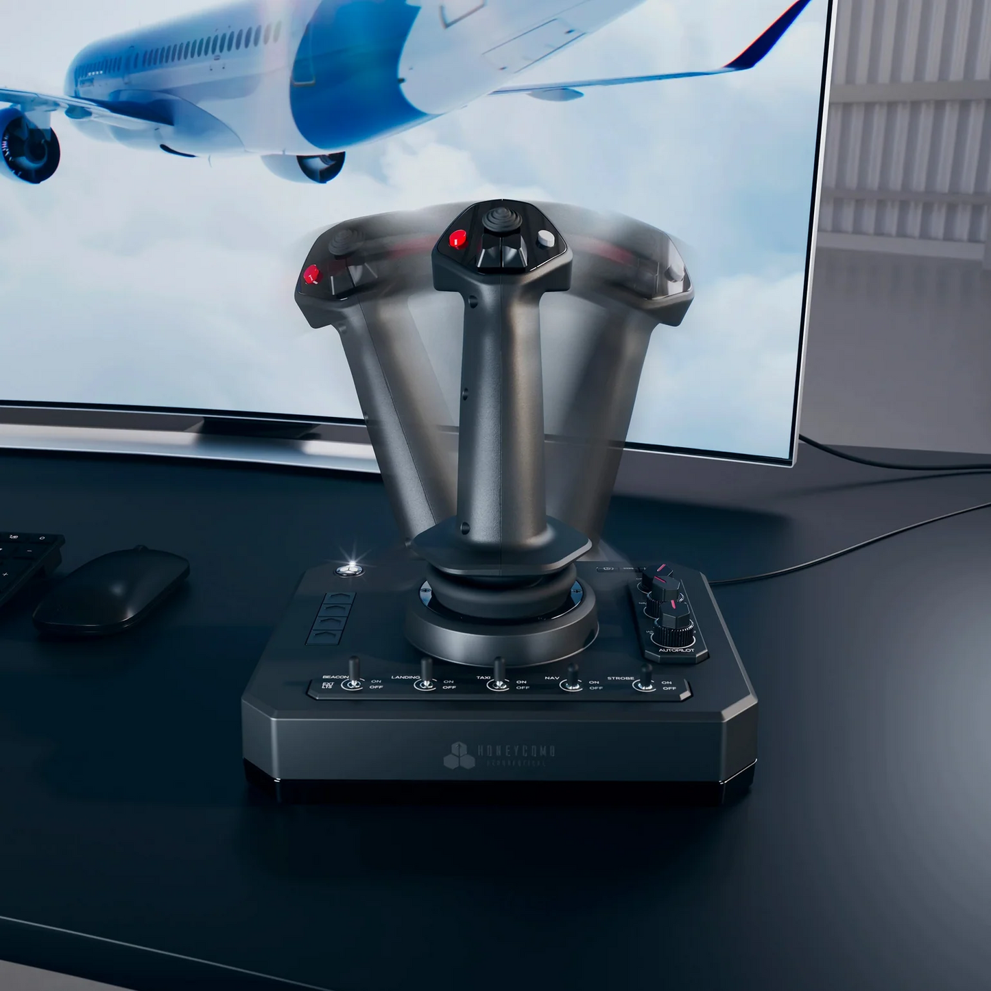 Palanca de aviación Foxtrot HoneyComb