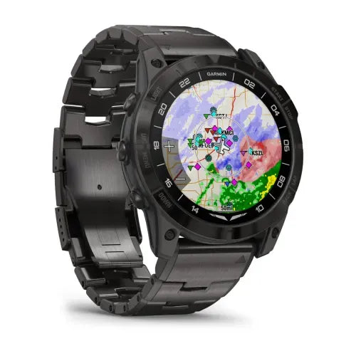 Garmin D2 Mach 1 Pro – Reloj inteligente con GPS Brazalete de titanio - vista 3 - Aero Tienda