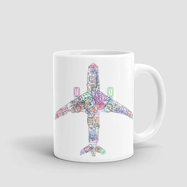 Sellos de avión - Taza