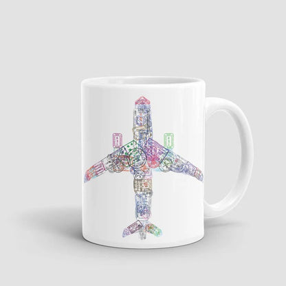 Sellos de avión - Taza