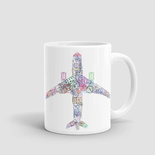 Sellos de avión - Taza