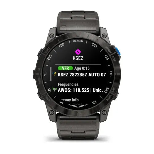 Garmin D2 Mach 1 Pro – Reloj inteligente con GPS Brazalete de titanio - vista 7 - Aero Tienda