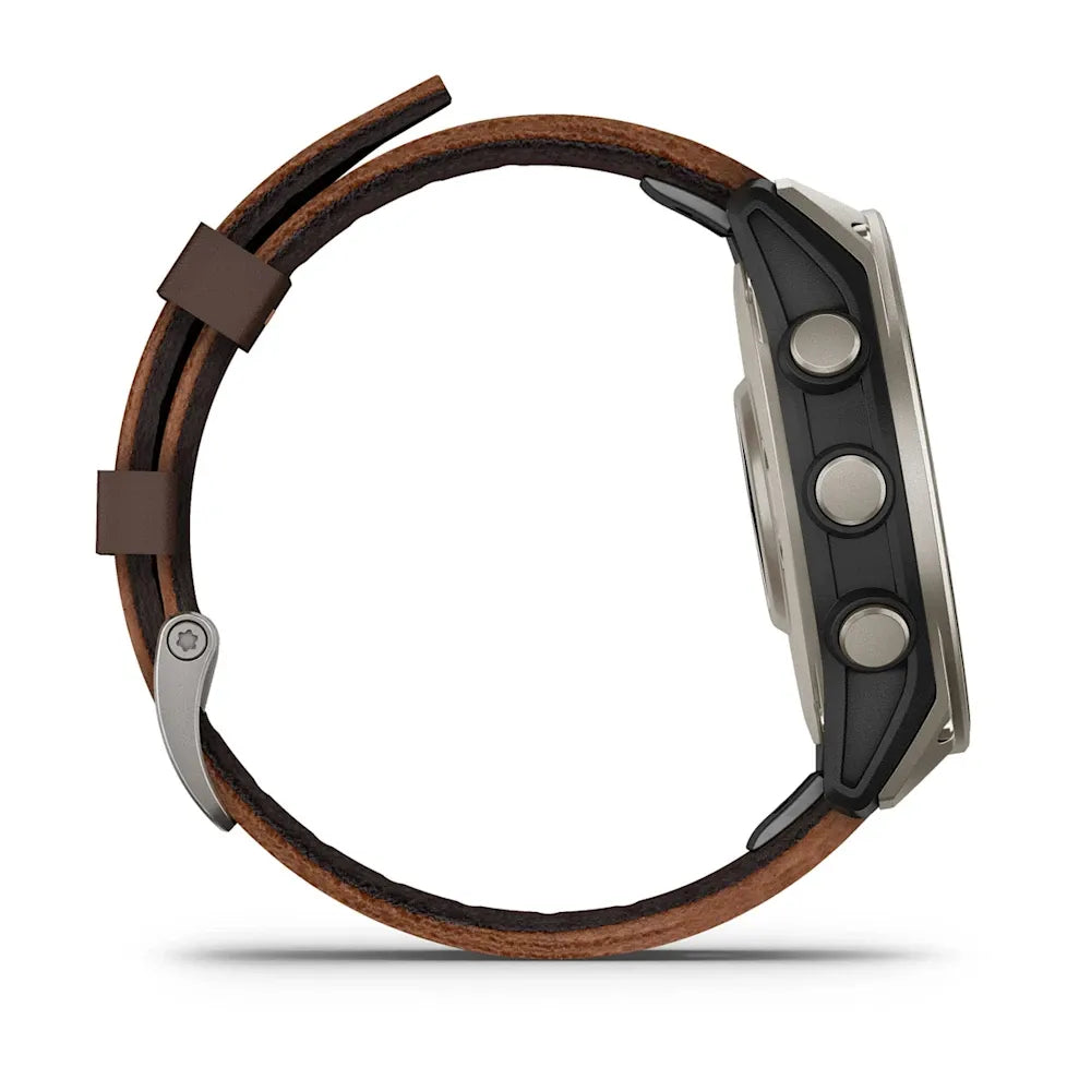 Garmin D2 Mach 2 – Reloj inteligente de 47 mm con correa de cuero - vista 5 - Aero Tienda