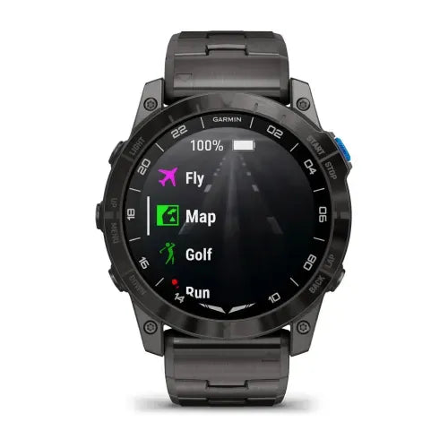 Garmin D2 Mach 1 Pro – Reloj inteligente con GPS Brazalete de titanio - vista 8 - Aero Tienda
