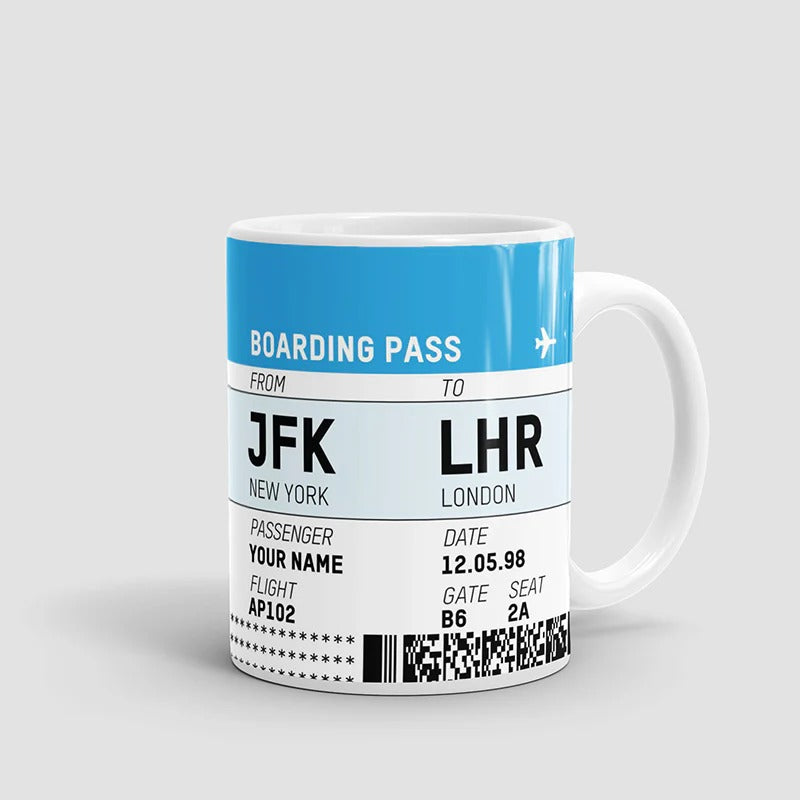 Tarjeta de embarque - Taza