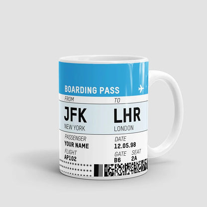Tarjeta de embarque - Taza
