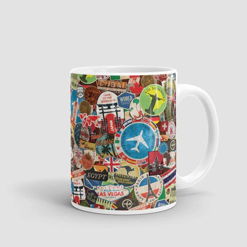 Pegatinas de viaje - Taza