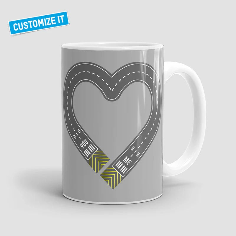 Corazón de pista - Taza