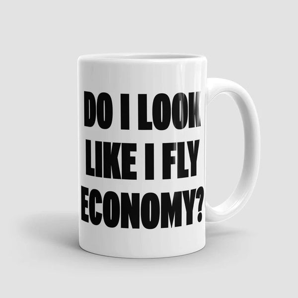 ¿Parezco que vuelo en clase turista? - Taza - Aero Tienda