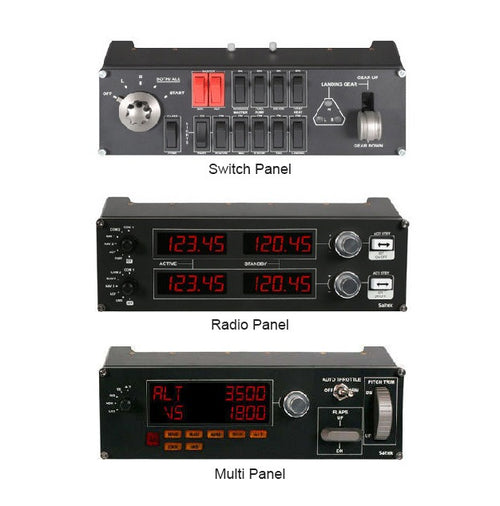 Paquete de panel de aviónica Logitech Saitek