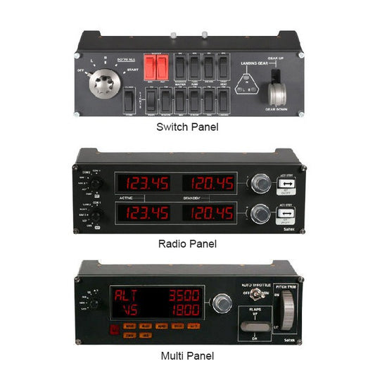 Paquete de panel de aviónica Logitech Saitek