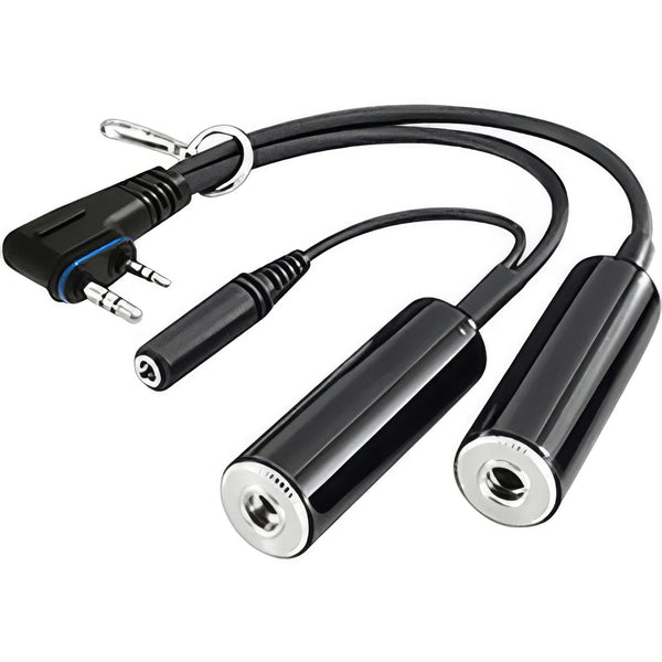 Adaptador de auriculares Icom OPC-2379 para transceptor de la serie IC-A25 - Aero Tienda