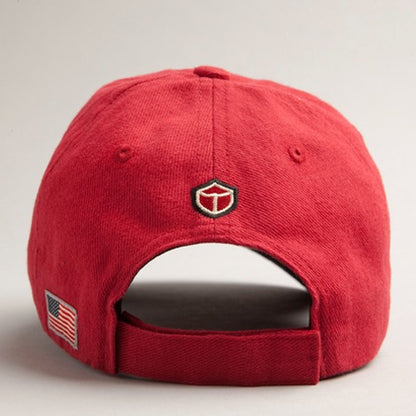 Gorra con el logotipo del avión retro Cessna - Roja