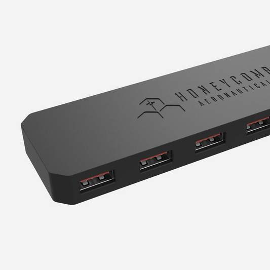 Concentrador USB para simulación de vuelo Honeycomb