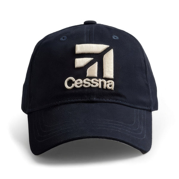 Gorra con el logotipo de Cessna de Red Canoe - Azul marino - Aero Tienda