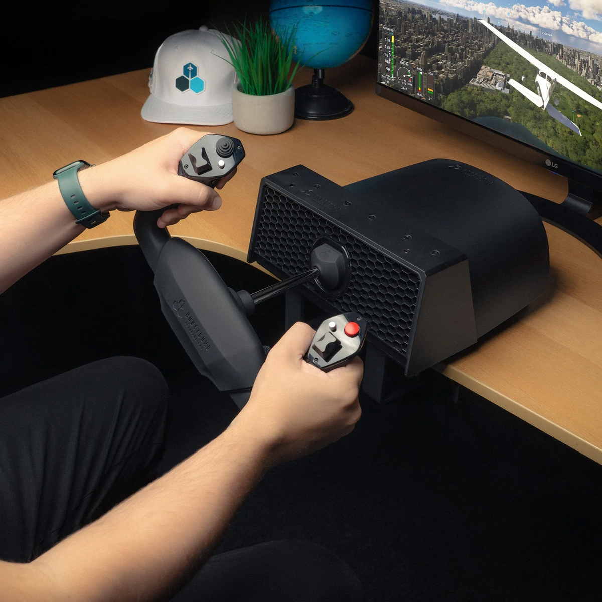 Controles de Vuelo Alpha Lite HoneyComb - vista 2 - Aero Tienda