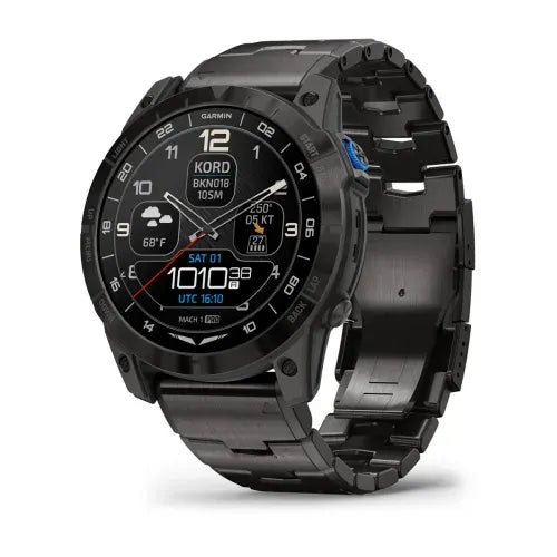 Garmin D2 Mach 1 Pro – Reloj inteligente con GPS Brazalete de titanio