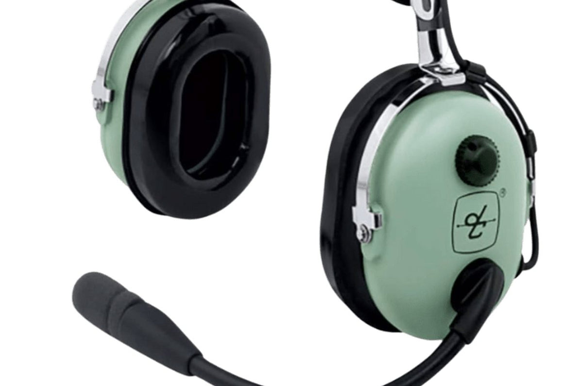 Domo verde del H10-13.4 con el micrófono M-7A y la perilla de volumen