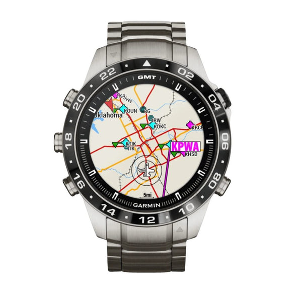 Mapa móvil en la pantalla del reloj