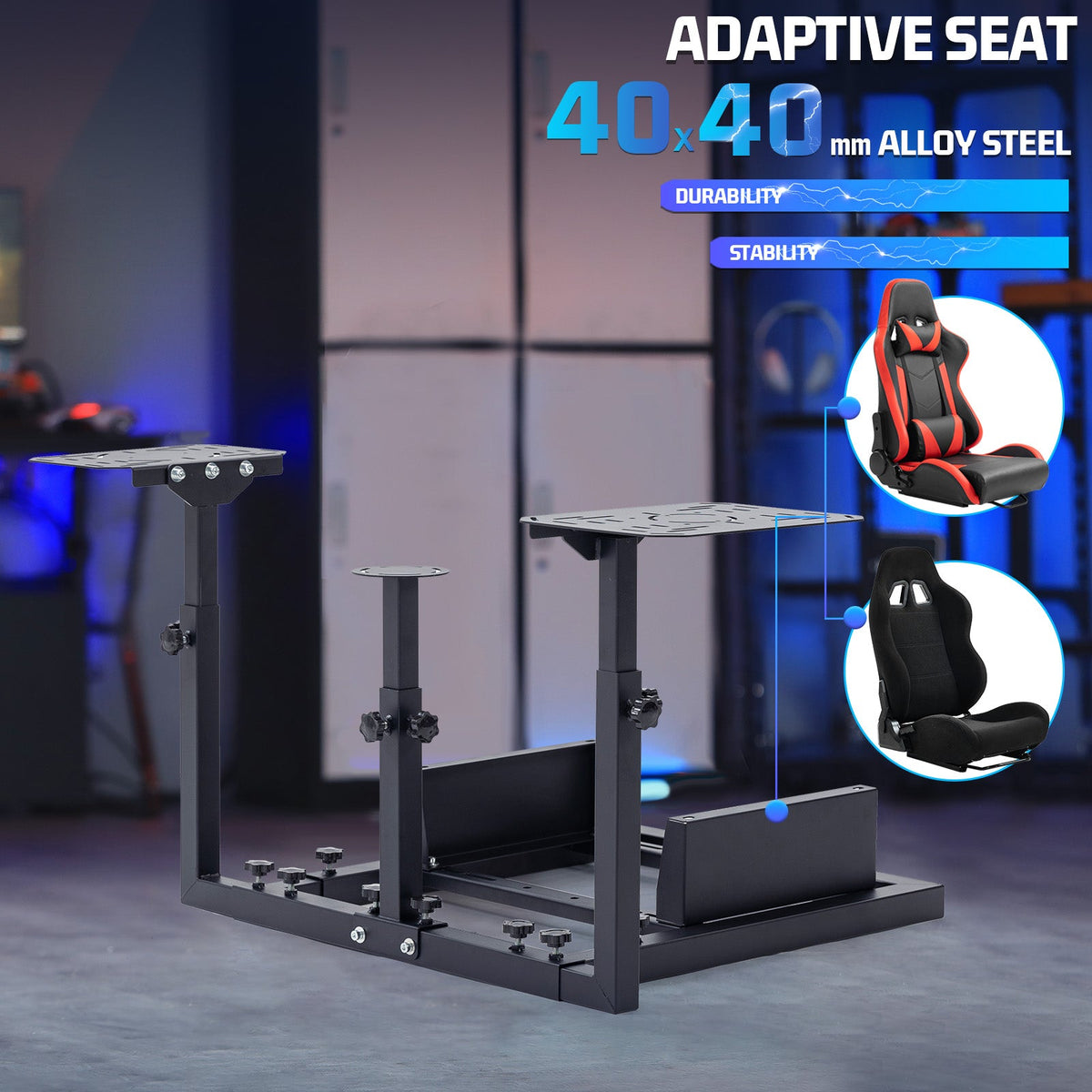 Marada Soporte de Piso para HOTAS | Base para Joystick y Acelerador de Vuelo - vista 6 - Aero Tienda