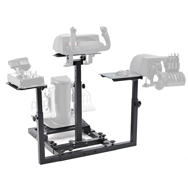 Marada Soporte de Vuelo con Doble Plataforma | Base para Yugo, Acelerador y Pedales - Aero Tienda