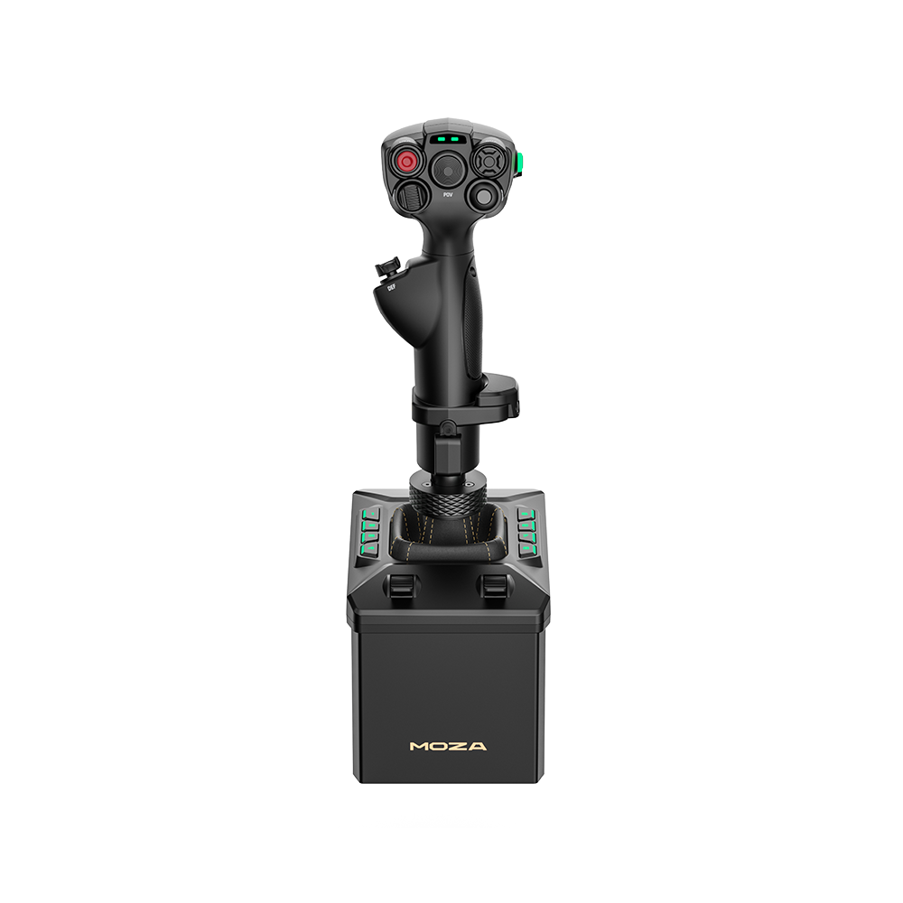 MOZA AB6 Flight Simulator | Joystick con Force Feedback y Pinza de Escritorio para PC - vista 3 - Aero Tienda