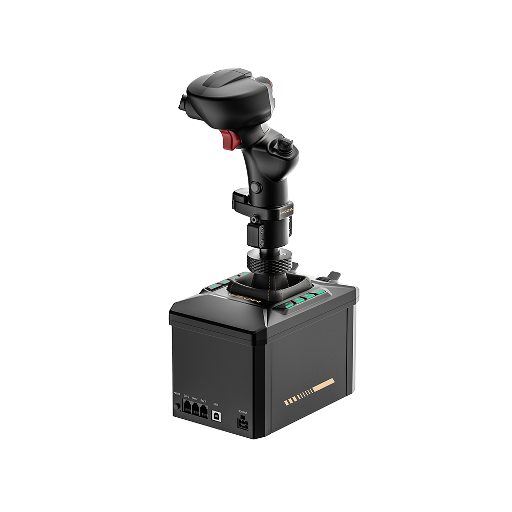 MOZA AB6 Flight Simulator | Joystick con Force Feedback y Pinza de Escritorio para PC - vista 5 - Aero Tienda