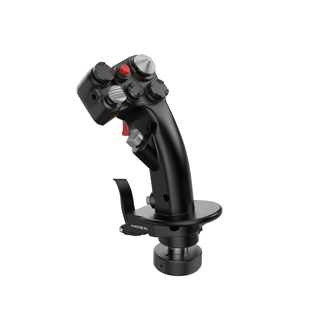 MOZA AB9 FFB Base + MH16 Flightstick | Joystick con Force Feedback para PC 2 en 1 - vista 2 - Aero Tienda