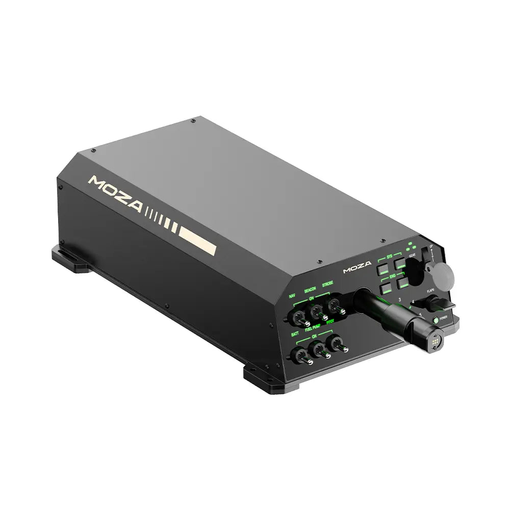 MOZA AY210 Force Feedback Yoke Bundle | Yugo de Vuelo tipo Aerolínea para PC 2 en 1 - vista 3 - Aero Tienda